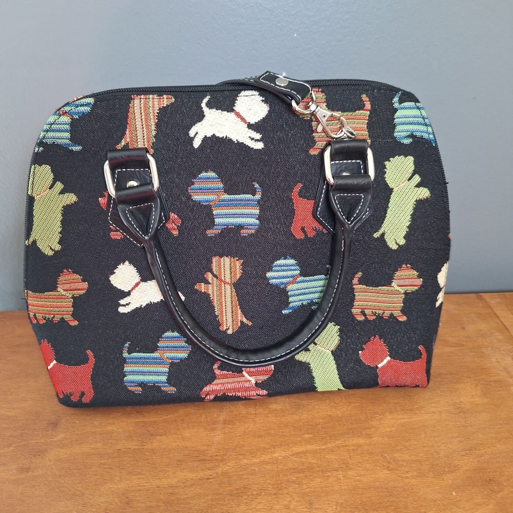 Signare Black and Multicolor Women's Bag - Picture 4 of 5